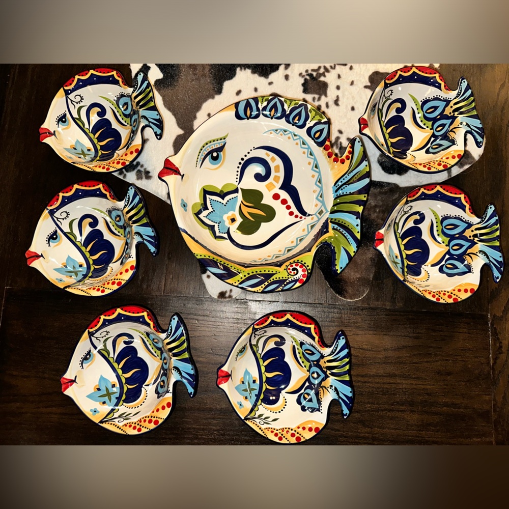 España Lifestyle Bocca Fish Serving Bowl Set